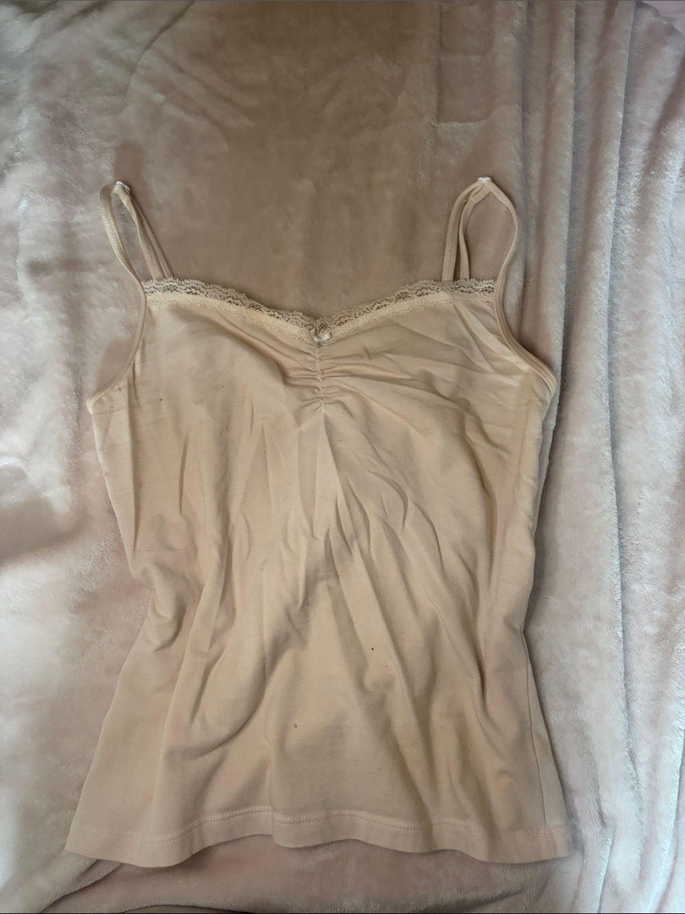 brandy Lace-Trim Camisole Tank Top